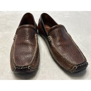 HS Trask Men’s Shoes Size 7.5 M Brown Loafers Moccasins Driving Shoes Slip On